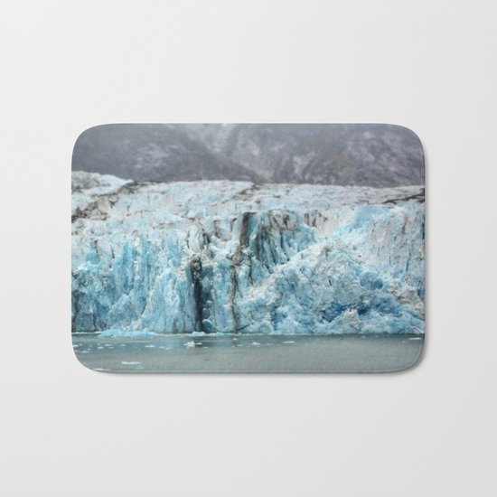 Glacier in Focus Bath Mat