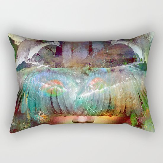 The guardian of the dusk Rectangular Pillow