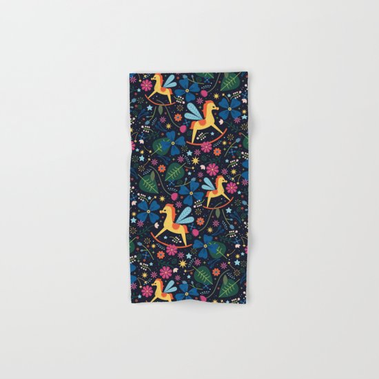 Rocking-Horse-Fly Hand & Bath Towel