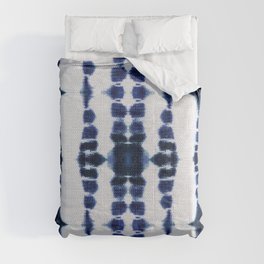 Boho Tie-Dye Knit Vertical Comforter