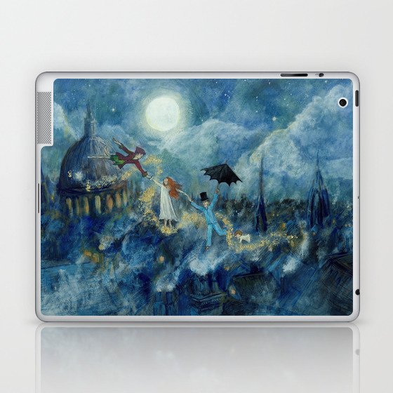 An Awfully Big Adventure - Peter Pan - Nursery Decor Laptop & iPad Skin