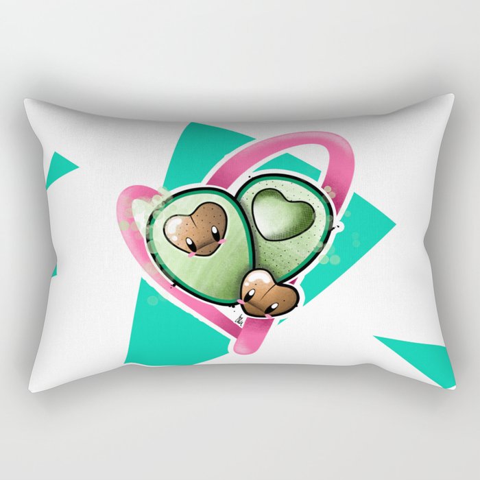 Avocado Love Rectangular Pillow