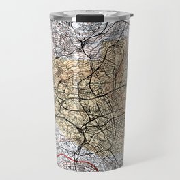 Lisbon - Portugal - Map Drawing Travel Mug