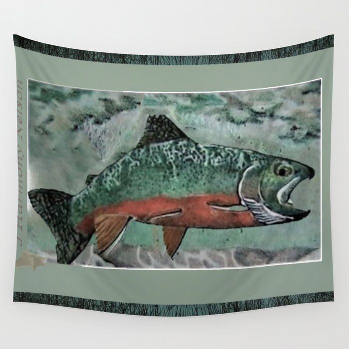 The Trout Wall Tapestry
