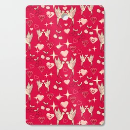Kitsch Valentine Hot Pink Cutting Board