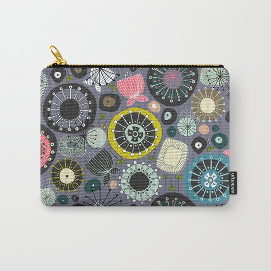 blooms amethyst Carry-All Pouch