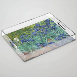 Irises, Van Gogh Acrylic Tray
