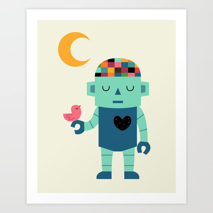 Discover the motif ROBOT DREAMS by Andy Westface as a print at TOPPOSTER