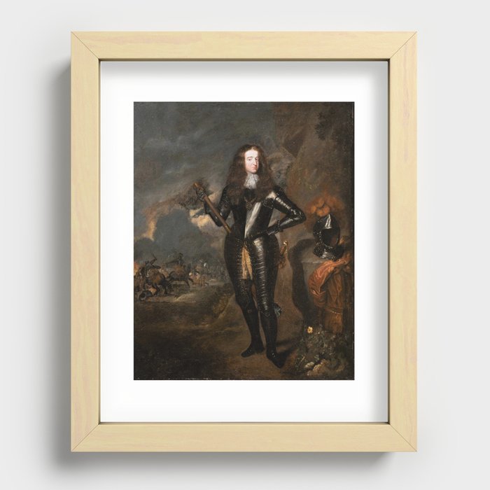 King William III of England in Armor Recessed Framed Print