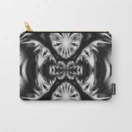 black white abstract fire wings Carry-All Pouch