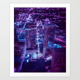 The Space City | Central Art Print