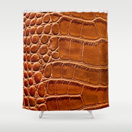 Animal leather texture Shower Curtain