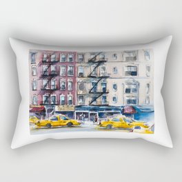 New York, wtercolor sketch Rectangular Pillow