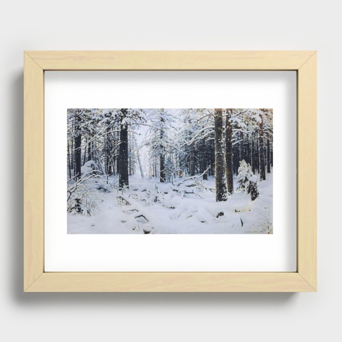 Winter Ivan Shishkin Recessed Framed Print