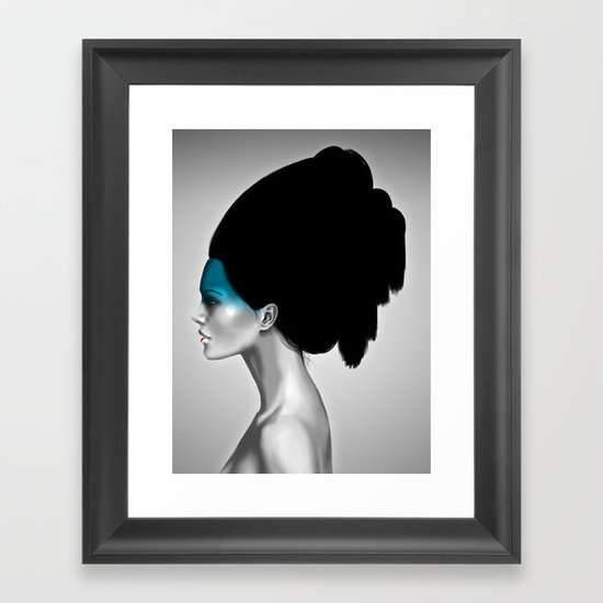 Cosmic Girl Framed Art Print