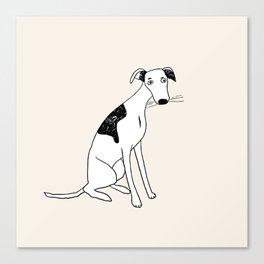 Lulu the dog Canvas Print