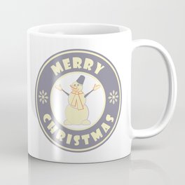 Merry Christmas greeting famous coffe style Coffee Mug