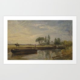 John Constable vintage painting Art Print