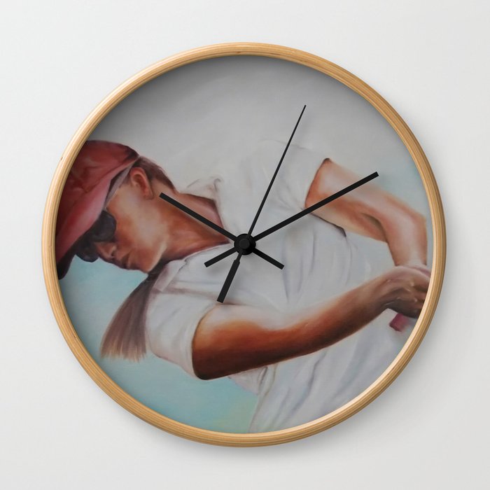 Golfing Wall Clock