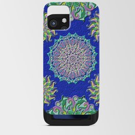 Mandala Sun 3d pattern iPhone Card Case