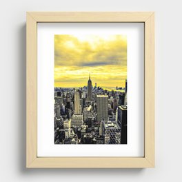 New York Recessed Framed Print