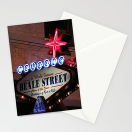 Beale Street, Memphis Stationery Cards