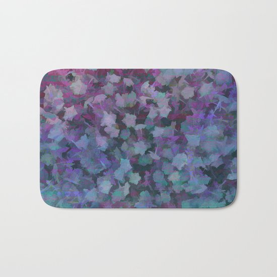Colorful Flower Music Bath Mat