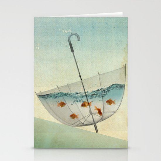 precarious position Stationery Cards