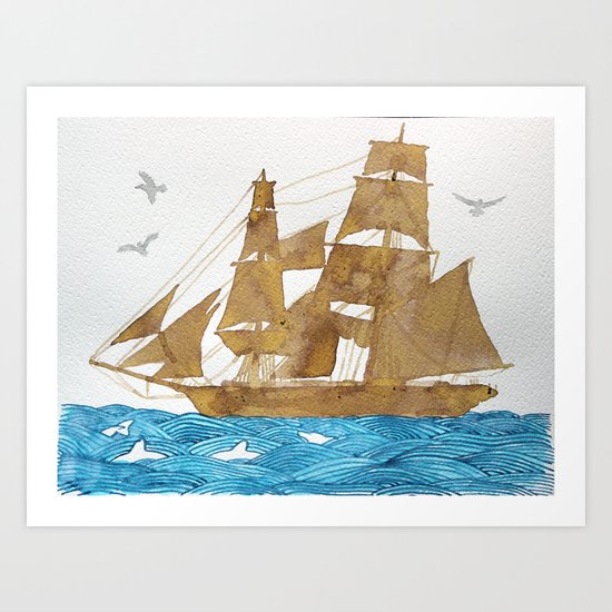 Accompanied - Acompañado - Accompagné Art Print