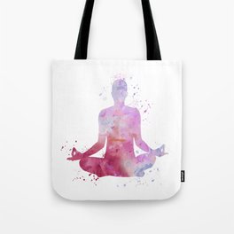 Yoga - Lotus pose  Tote Bag
