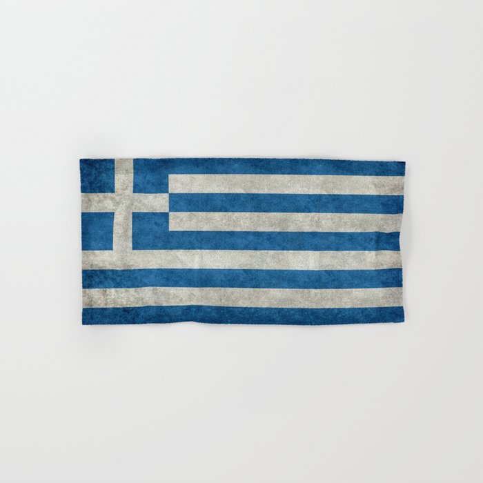 Greek flag or Greece flag Hand & Bath Towel