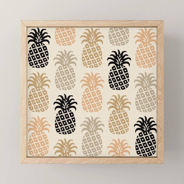 Society6 iPhone4/4S,5用 Pineapple Pattern Retro Mid Century Modern Pineapple Pattern 77 iPhone Case by