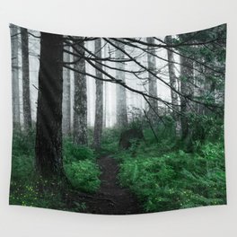 Forest Trail Hiking PNW Wall Tapestry