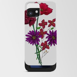 Rosy Blooms iPhone Card Case