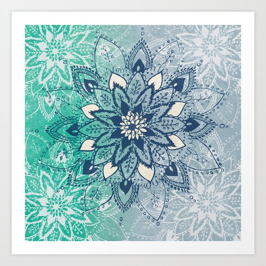 Mandala Fade Art Print