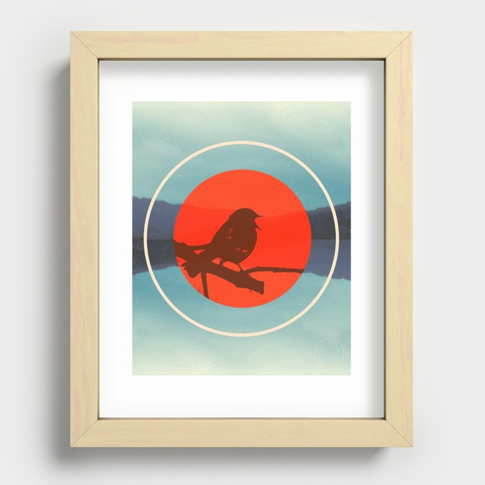 Bird Call Recessed Framed Print