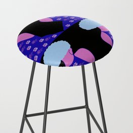Woman At The Meadow Vintage Dark Style Pattern 40 Bar Stool