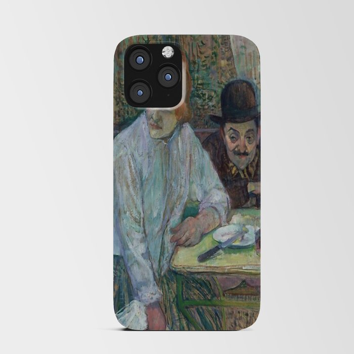 Henri de Toulouse-Lautrec - In The Restaurant La Mie iPhone Card Case