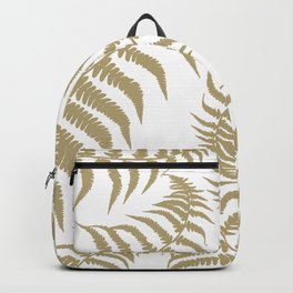 Fern Leaves Pattern - Golden Dream #2 #ornamental #decor #art #society6 Backpack