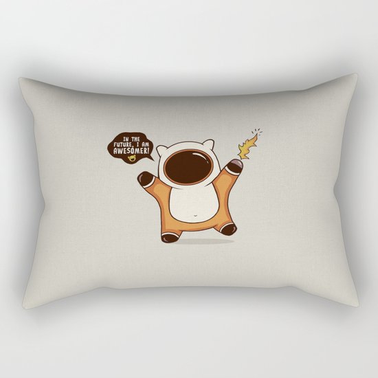 I May Be Awesome, but... Rectangular Pillow