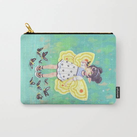 Butterfly Girl Carry-All Pouch