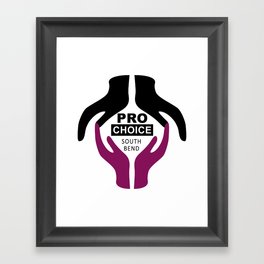 Pro Choice South Bend Logo Framed Art Print