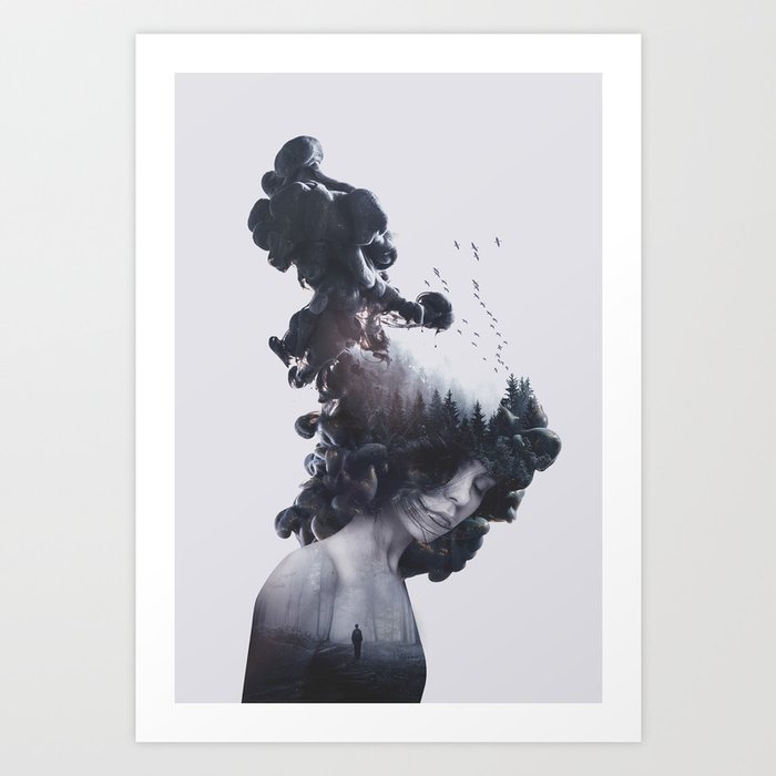 Discover the motif WALKING TROUGH FLAMES by Robert Farkas as a print at TOPPOSTER