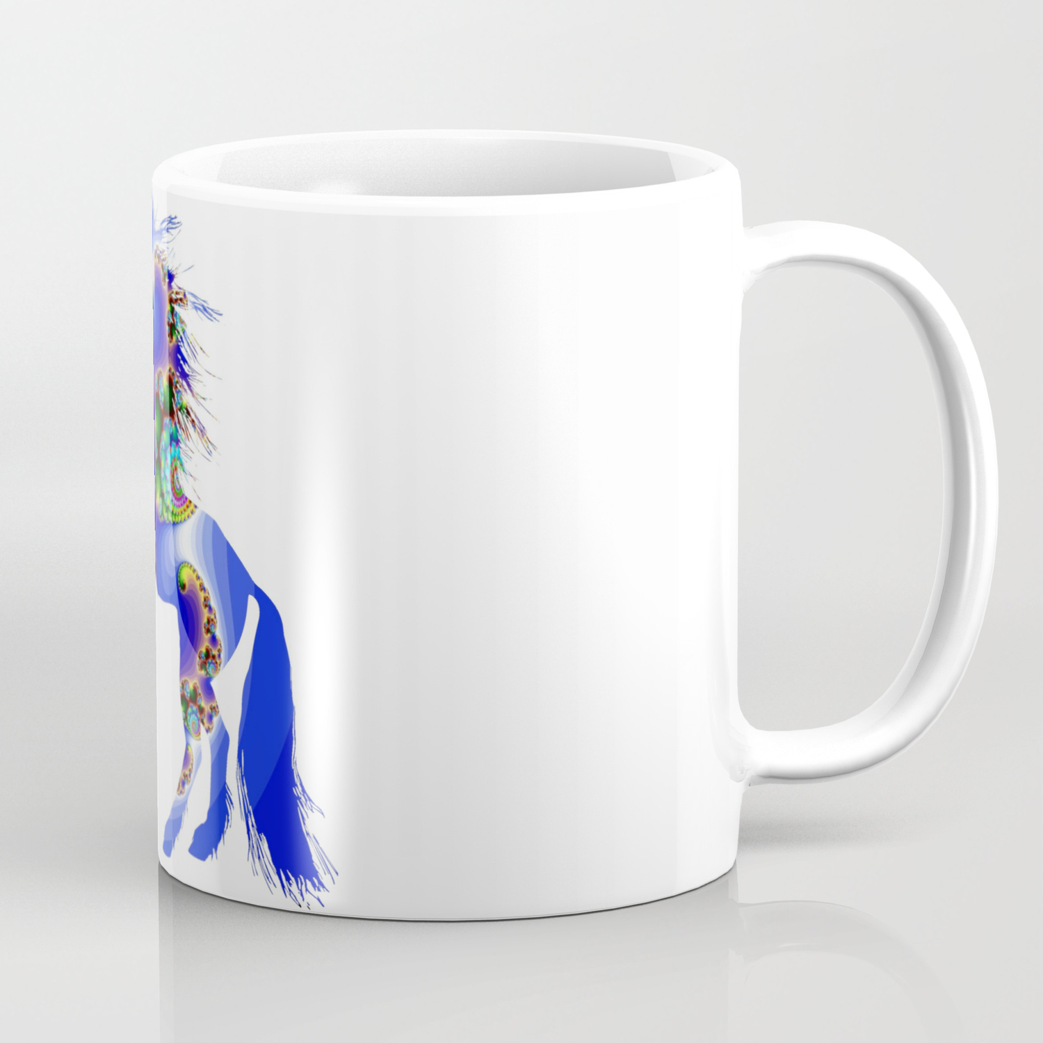 Magic Blue Unicorn Coffee Mug By Alexandra Arts Society6