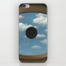 The False Mirror by René Magritte iPhone Skin