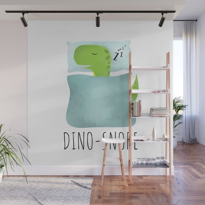 Dino-Snore Wall Mural