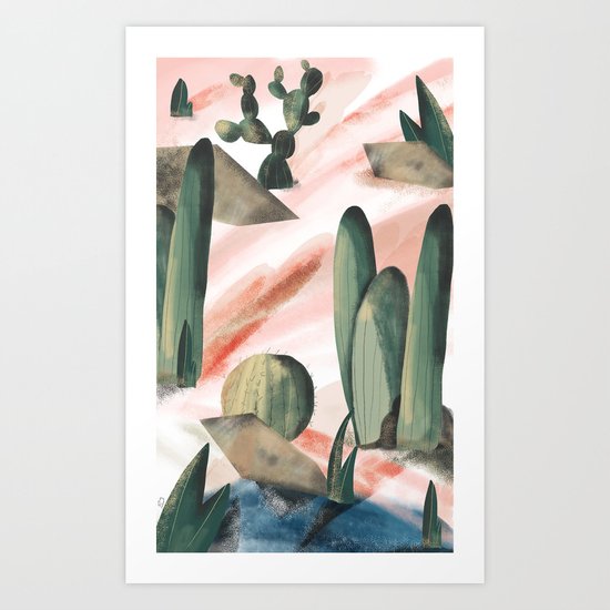 Pasancana & Quehualliu Art Print