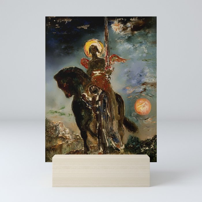 “The Angel of Death” by Gustave Moreau Mini Art Print