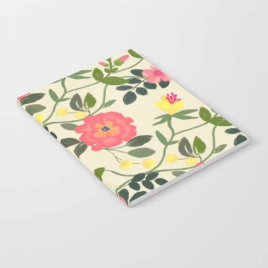 Watercolor flowers Notebook