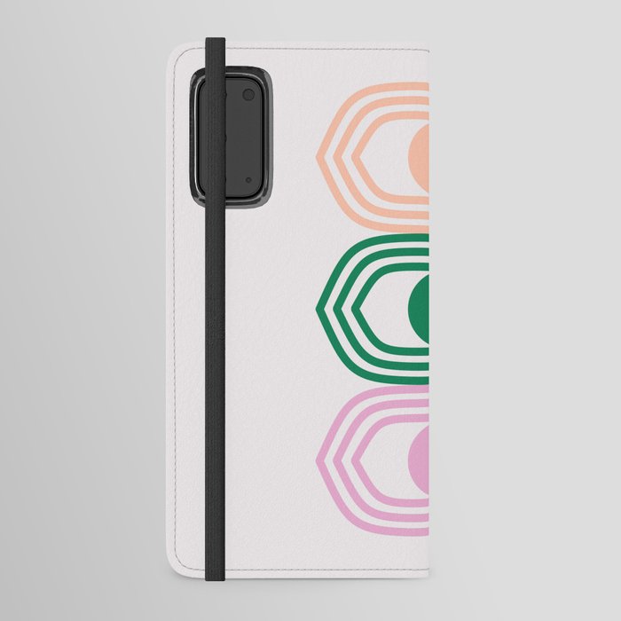 Abstraction_EYES_VISION_ILLUSION_MAGIC_POP_ART_0418A Android Wallet Case